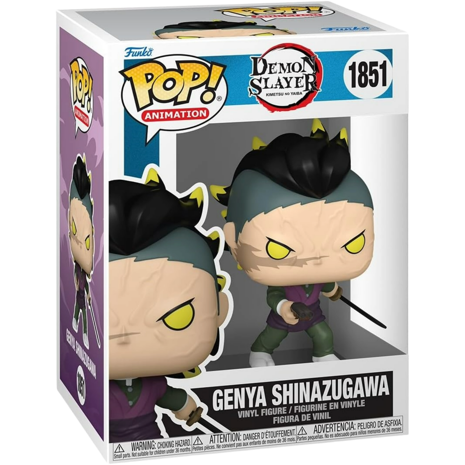 Funko Pop! Animation: Demon Slayer - Genya Shinazugawa (Demon Form) #1851