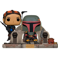 Funko Pop! Moment: The Mandalorian - Boba Fett And Fennec On Throne #486