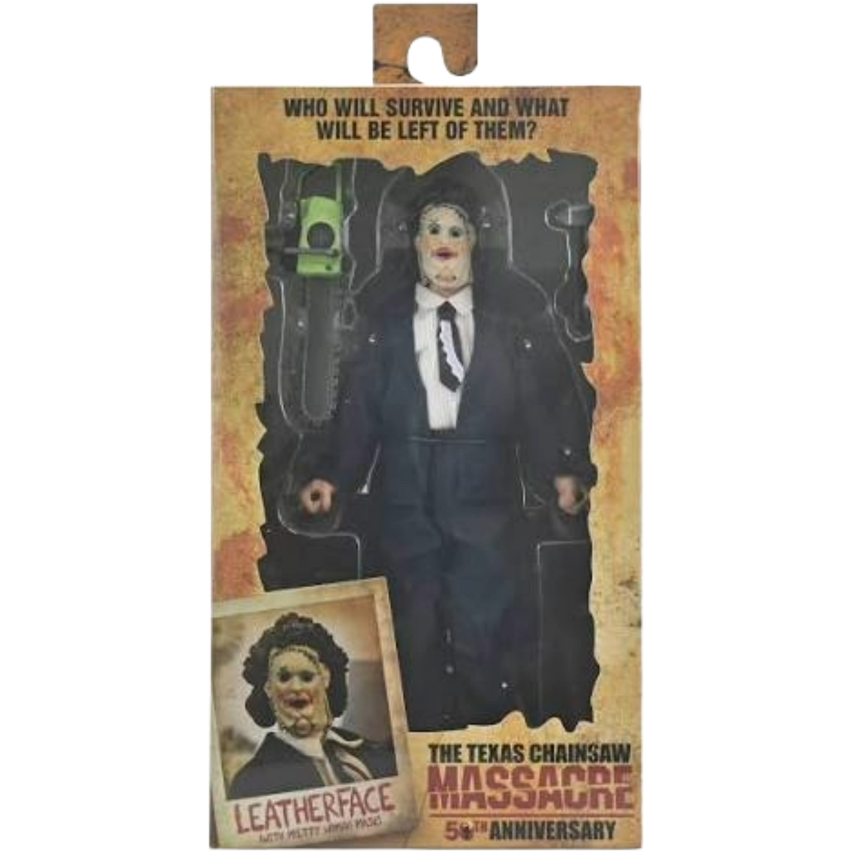 NECA Clothed Series: The Texas Chainsaw Massacre 50th - Leatherface (Pretty Woman Mask)