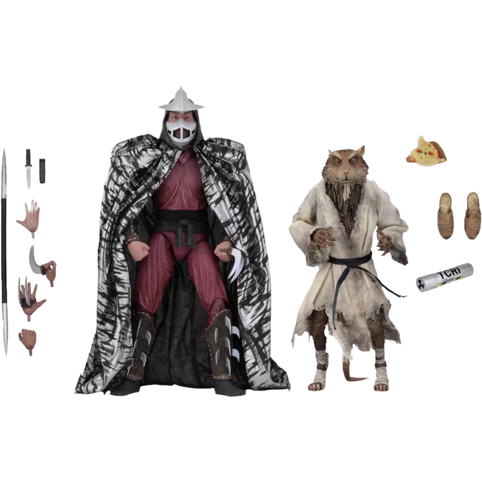 NECA Ultimate: Teenage Mutant Ninja Turtles - Spliter & Shredder (2-Pack)