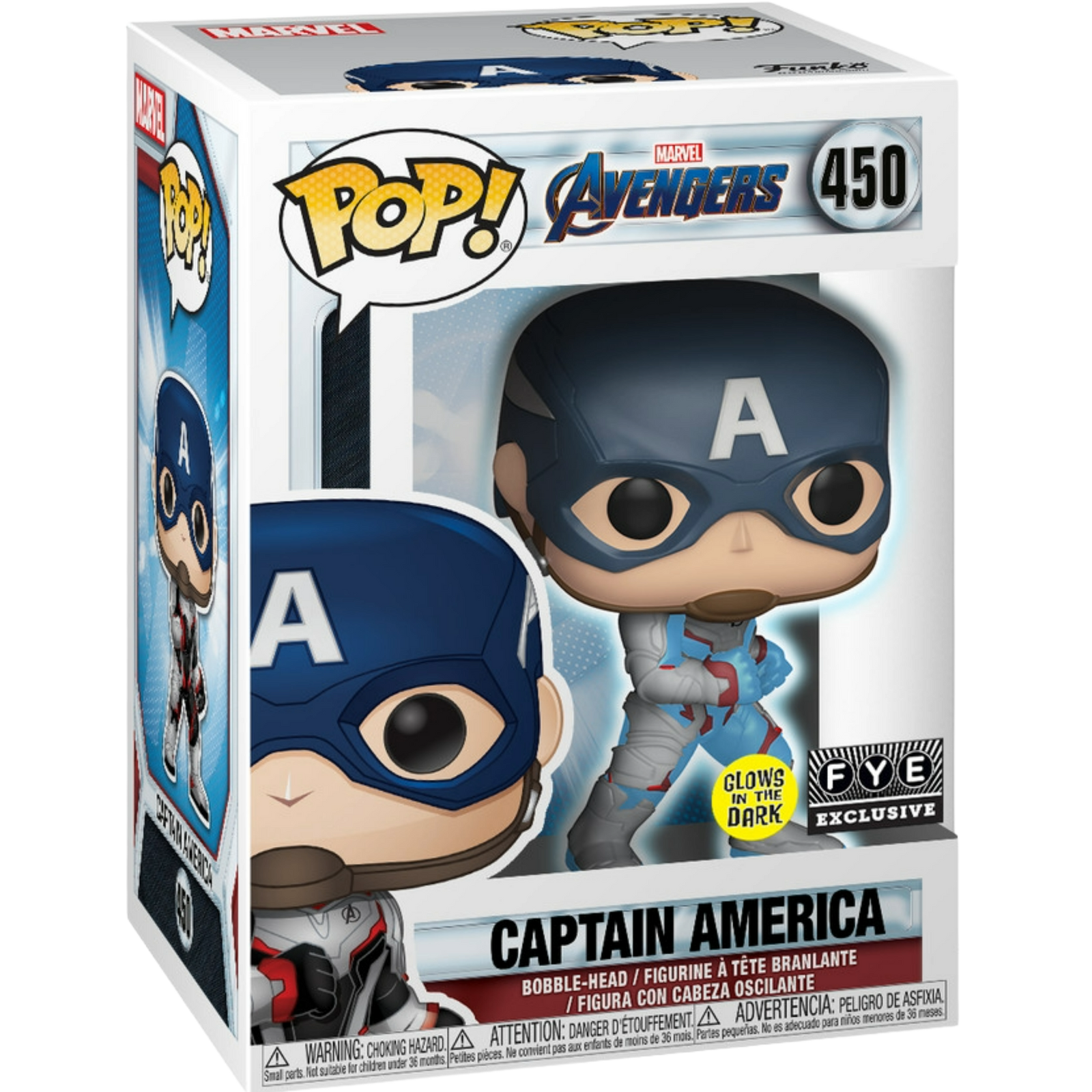 Funko Pop! Movies: Avengers Endgame - Captain America #450
