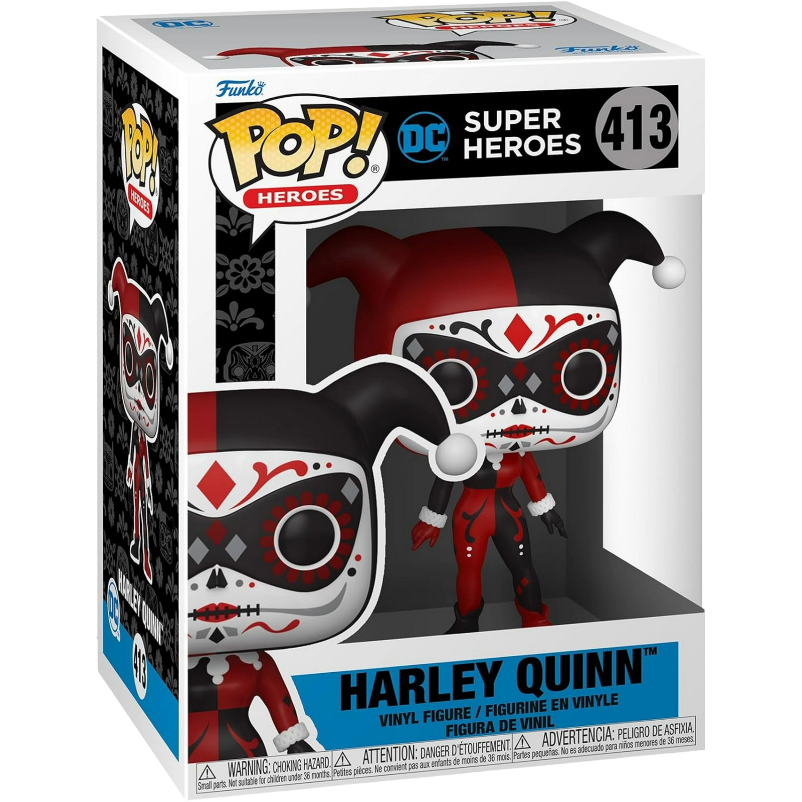 Funko Pop! Heroes: DC Super Heroes - Harley Quinn (Día De Muertos) #413