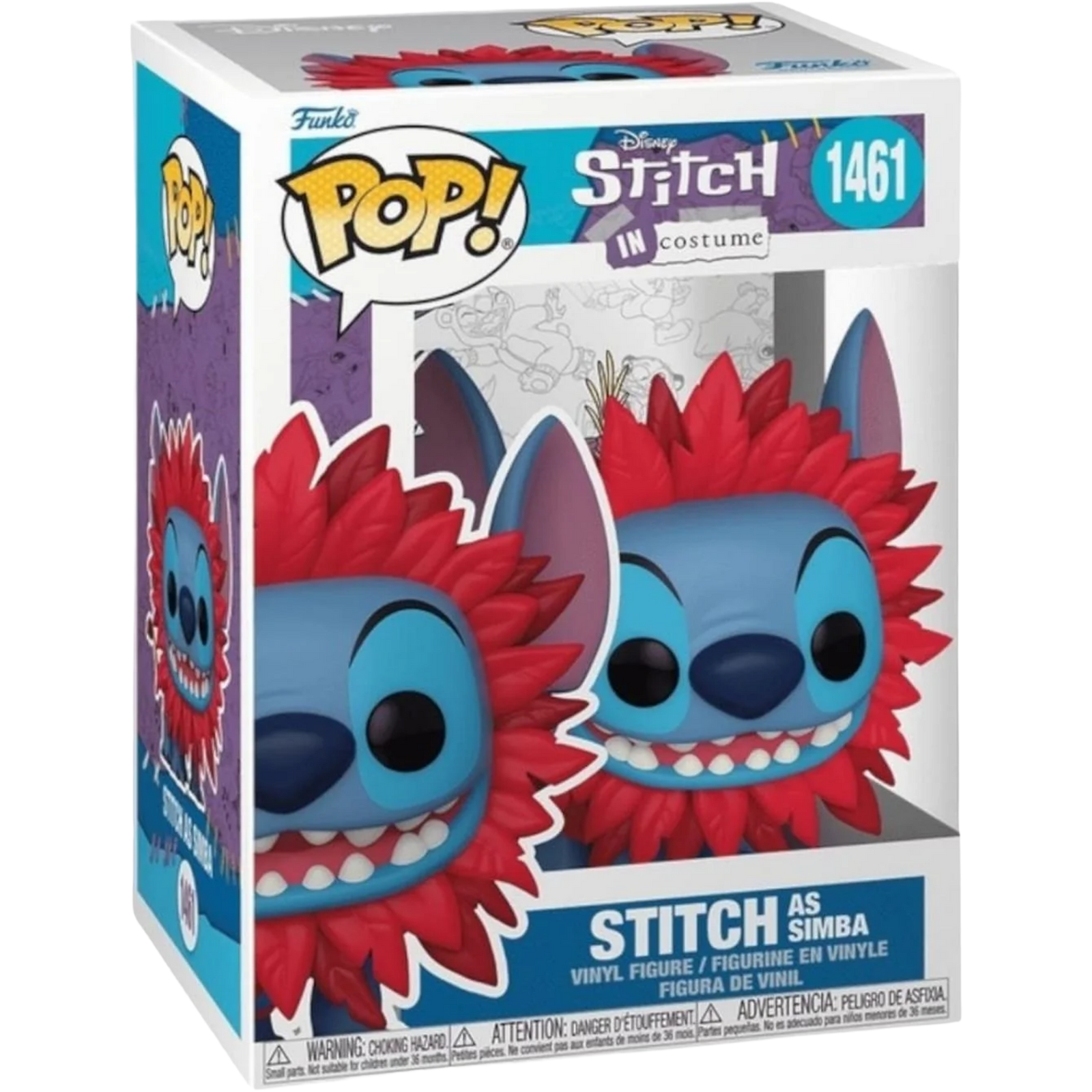Funko Pop! Disney: Stitch In Costume - Stitch As Simba #1461
