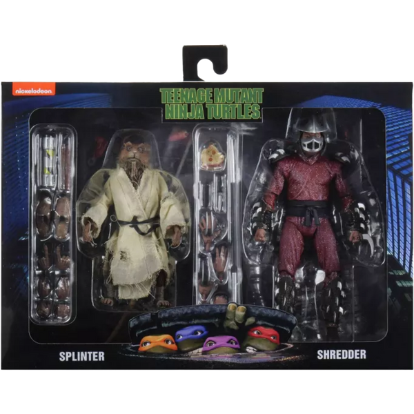 NECA Ultimate: Teenage Mutant Ninja Turtles - Spliter & Shredder (2-Pack)