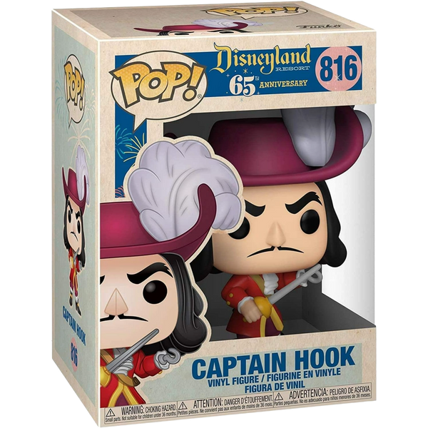 Funko Pop! Disney: Disneyland 65th - Captain Hook #816