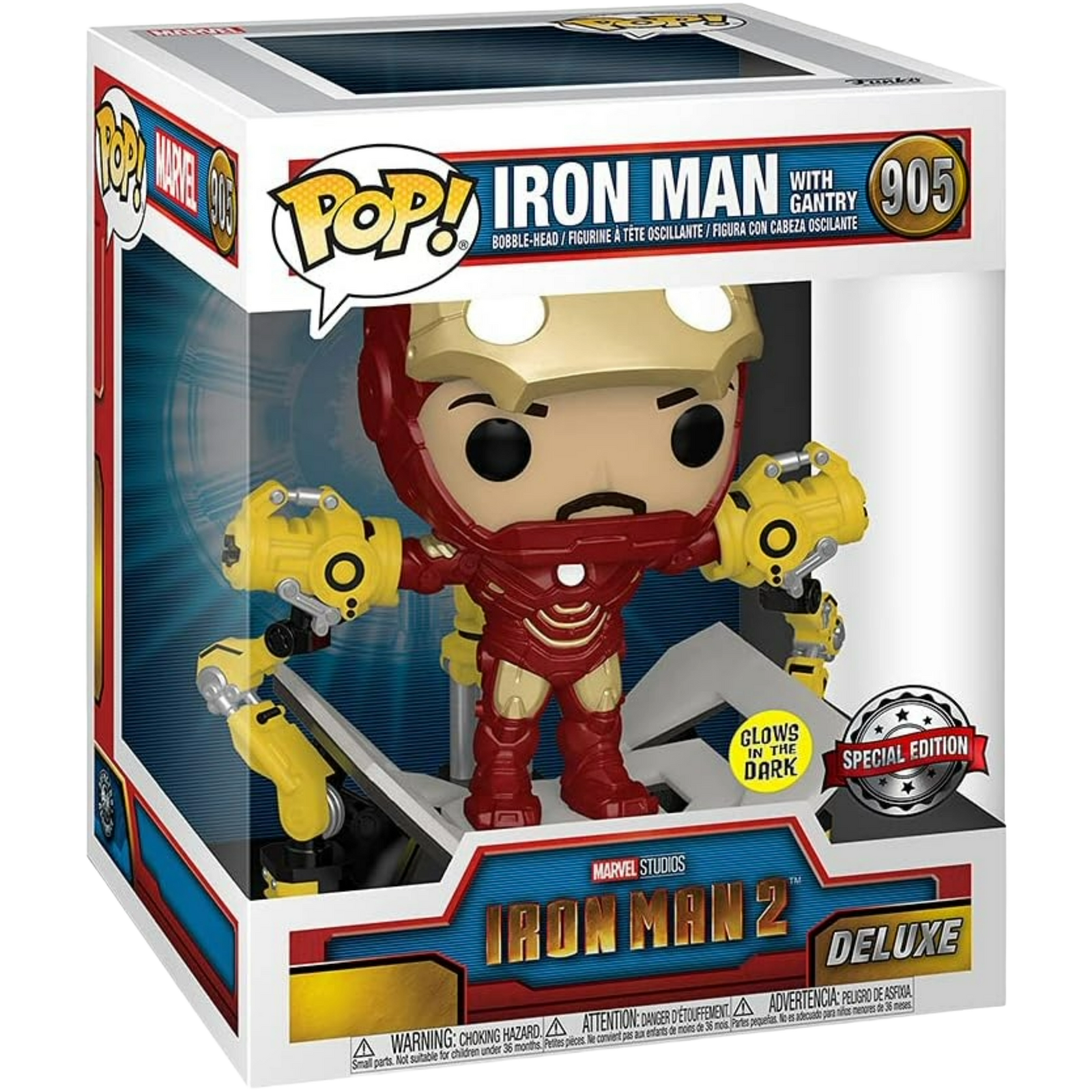Funko Pop! Super: Iron Man 2 - Iron Man With Gantry #905