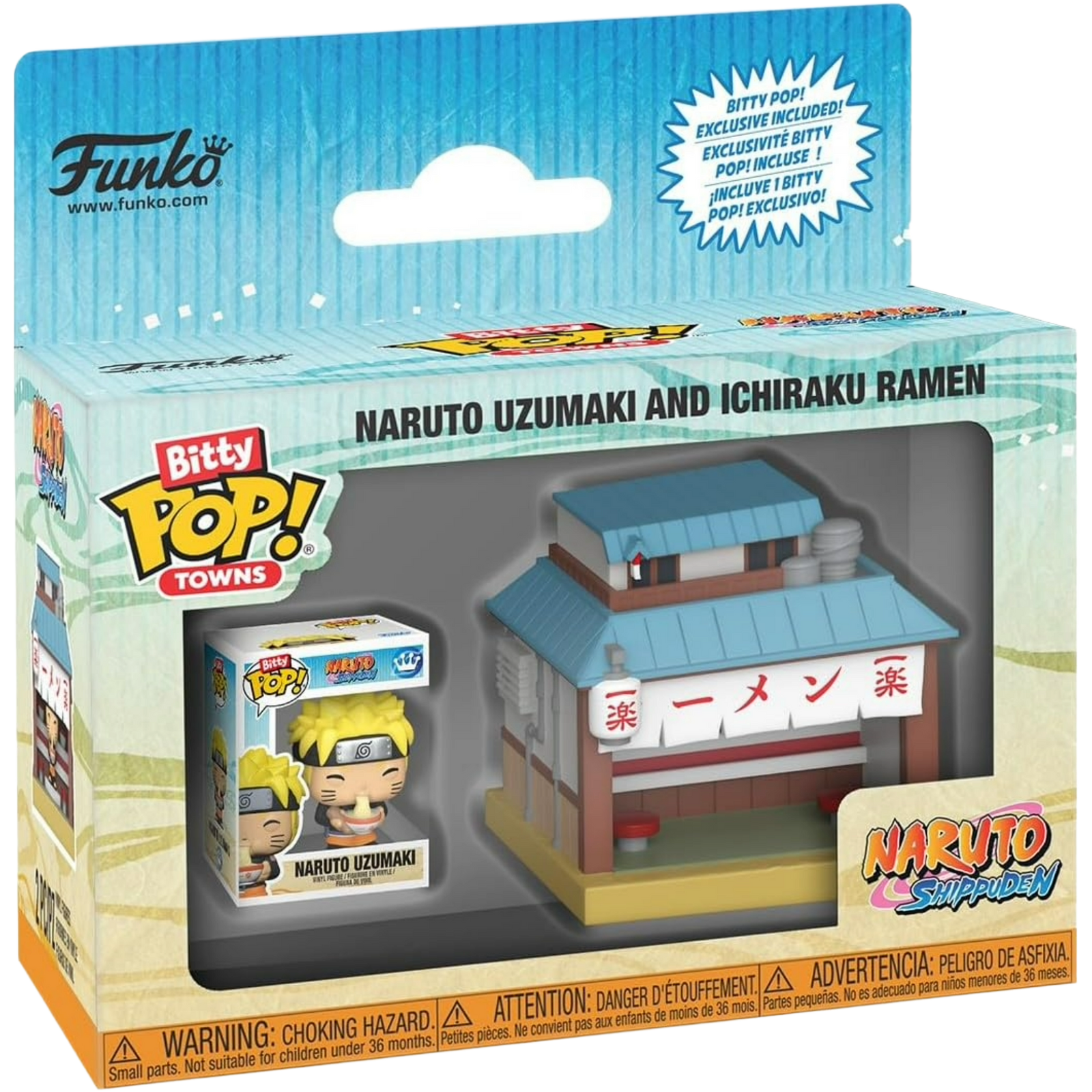 Funko Bitty Pop! Towns: Naruto Shippuden - Naruto Uzumaki And Ichiraku Ramen