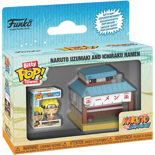 Funko Bitty Pop! Towns: Naruto Shippuden - Naruto Uzumaki And Ichiraku Ramen