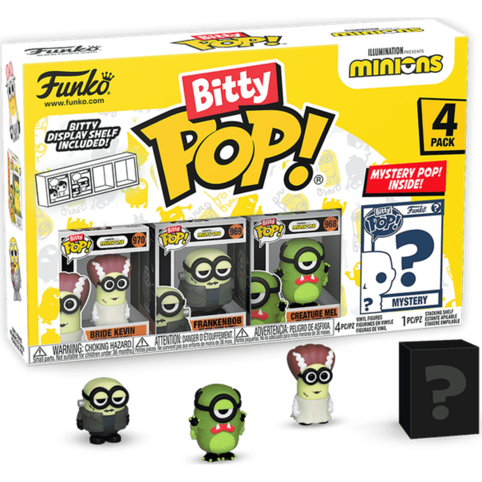 Funko Bitty Pop!: Minions 4-Pack Series