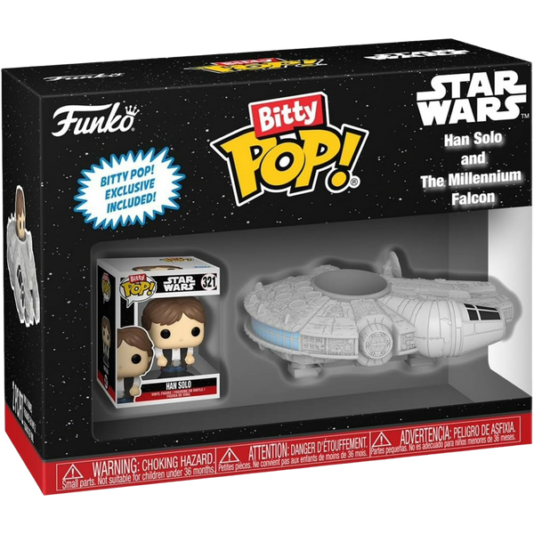 Funko Bitty Pop! Rides: Star Wars - Han Solo And The Millennium Falcon