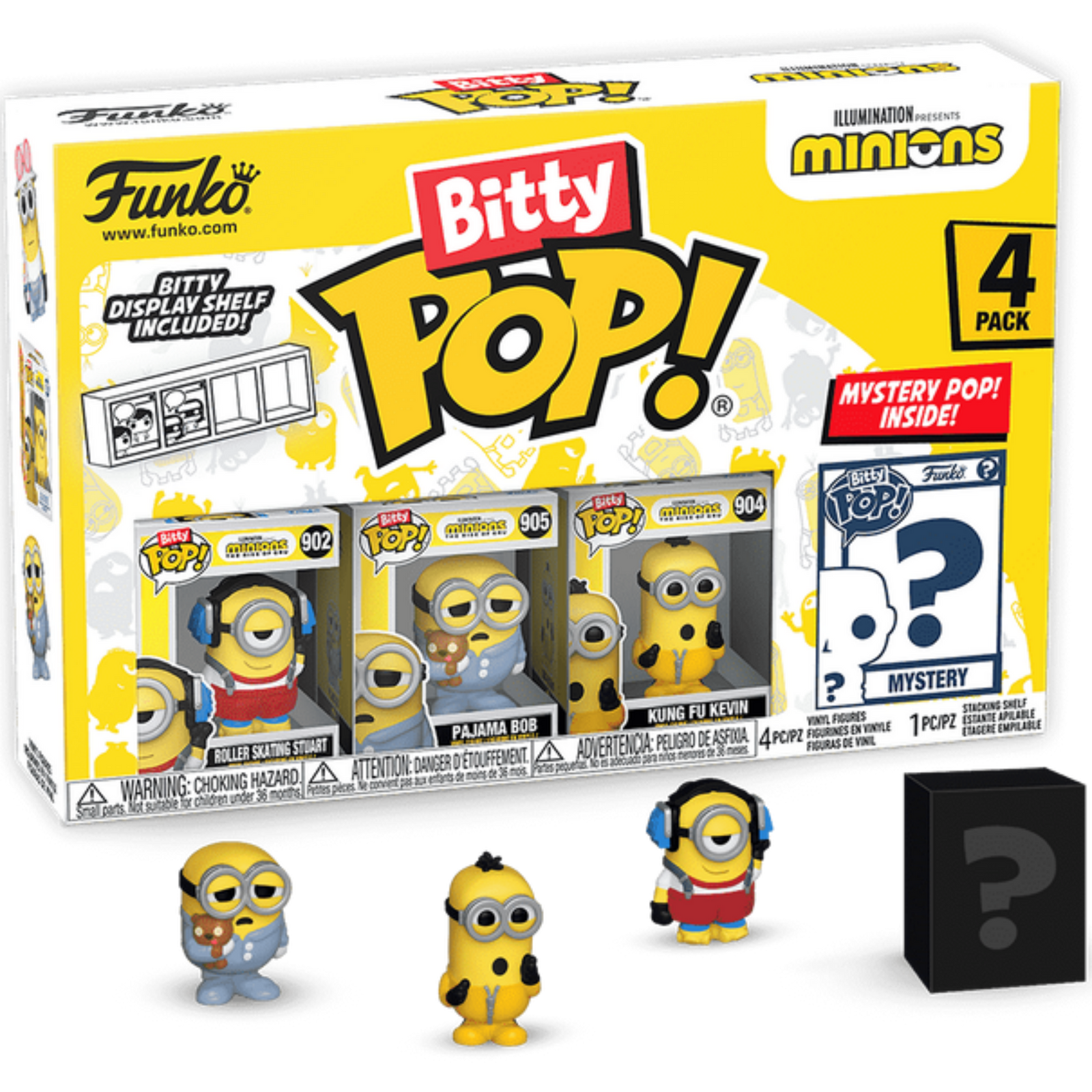 Funko Bitty Pop!: Minions 4-Pack Series