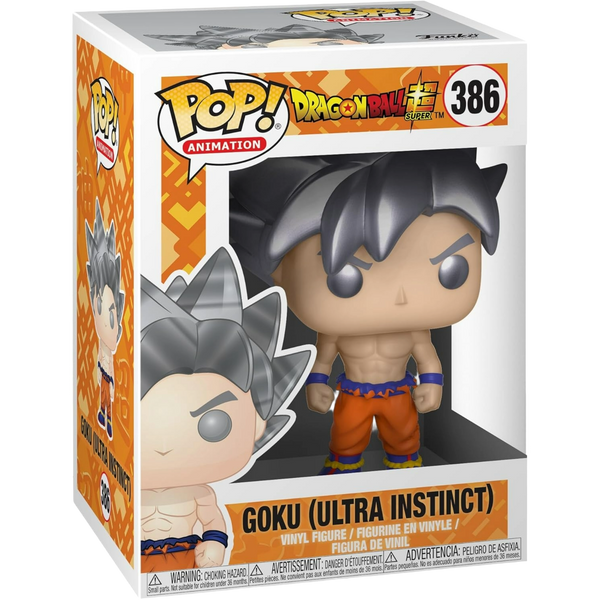Funko Pop! Animation: Dragon Ball Super - Goku (Ultra Instinct) #386