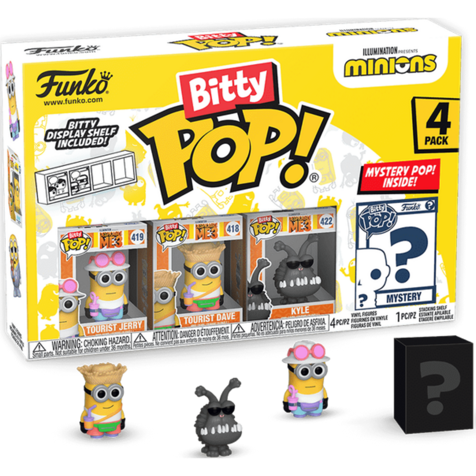 Funko Bitty Pop!: Minions 4-Pack Series