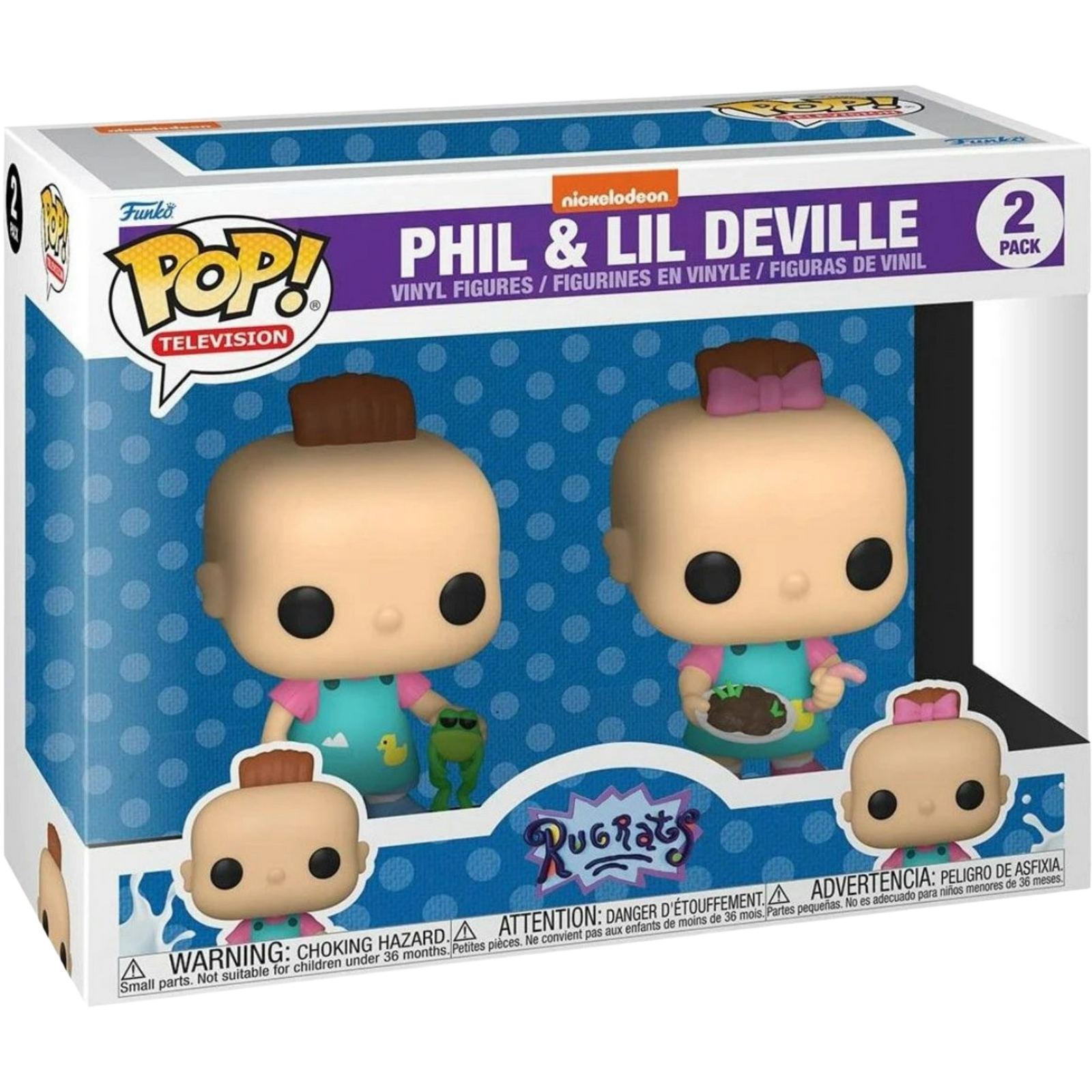 Funko Pop! TV: Rugrats - Phil & Lil Deville (2-Pack)