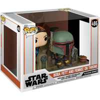 Funko Pop! Moment: The Mandalorian - Boba Fett And Fennec On Throne #486