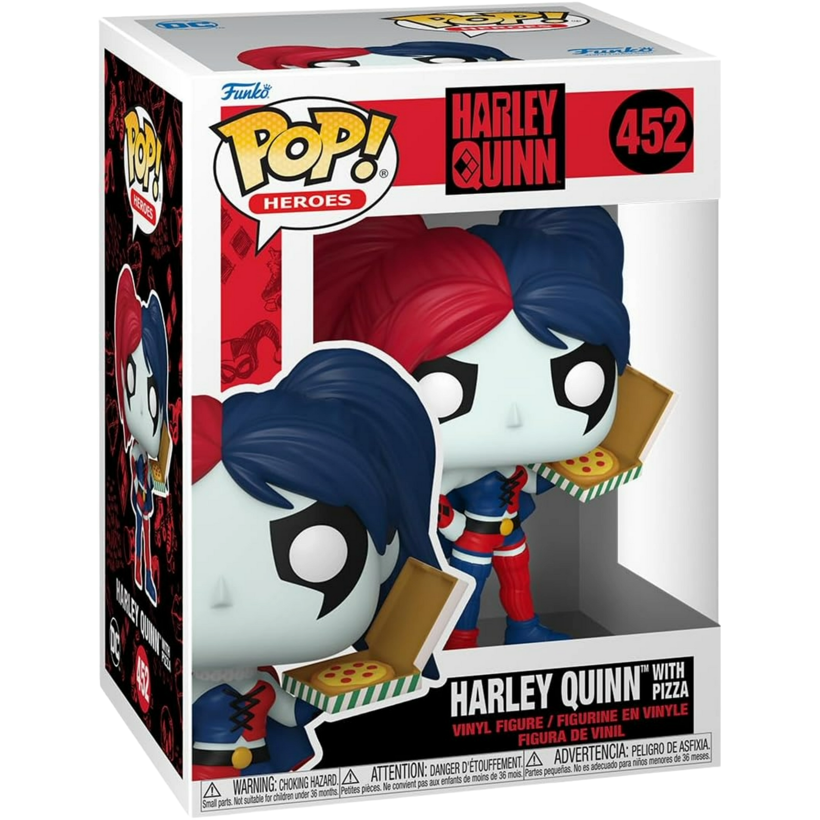 Funko Pop! Heroes: Harley Quinn 30th - Harley Quinn With Pizza #452