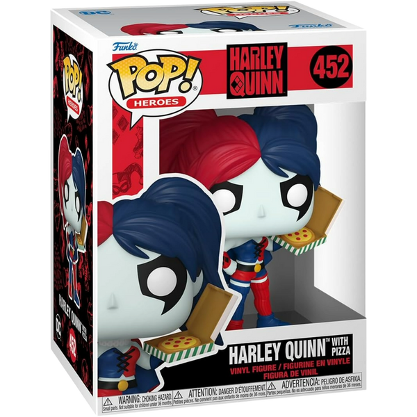 Funko Pop! Heroes: Harley Quinn 30th - Harley Quinn With Pizza #452