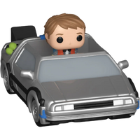 Funko Bitty Pop! Rides: Back To The Future - Marty McFly And Time Machine