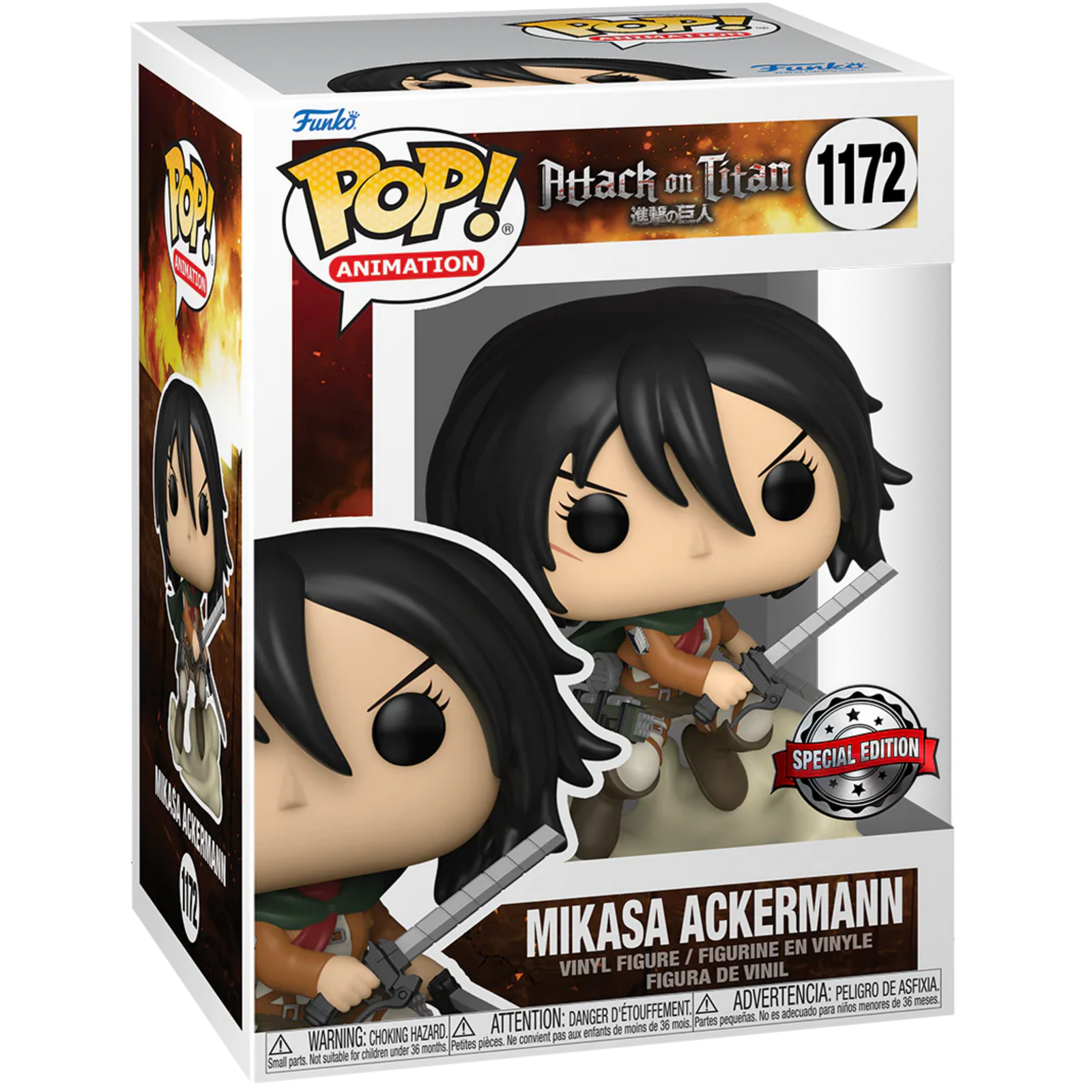 Funko Pop! Animation: Attack On Titan - Mikasa Ackermann #1172