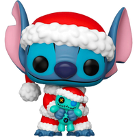 Funko Pop! Disney: Lilo & Stitch - Santa Stitch With Scrump #983