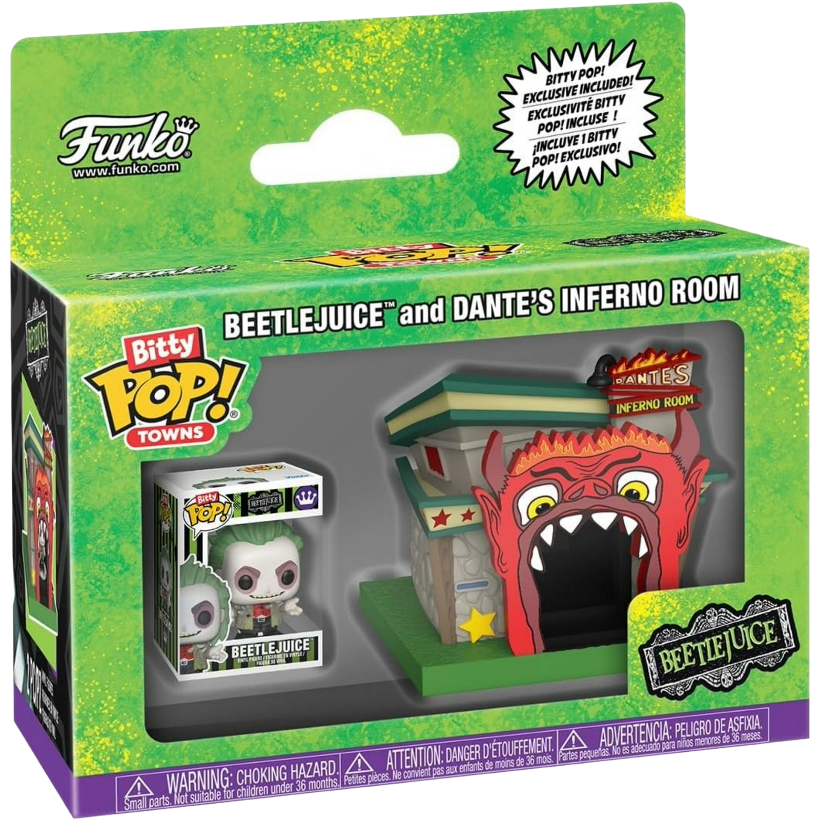 Funko Bitty Pop! Towns: Beetlejuice - Beetlejuice And Dante’s Inferno Room