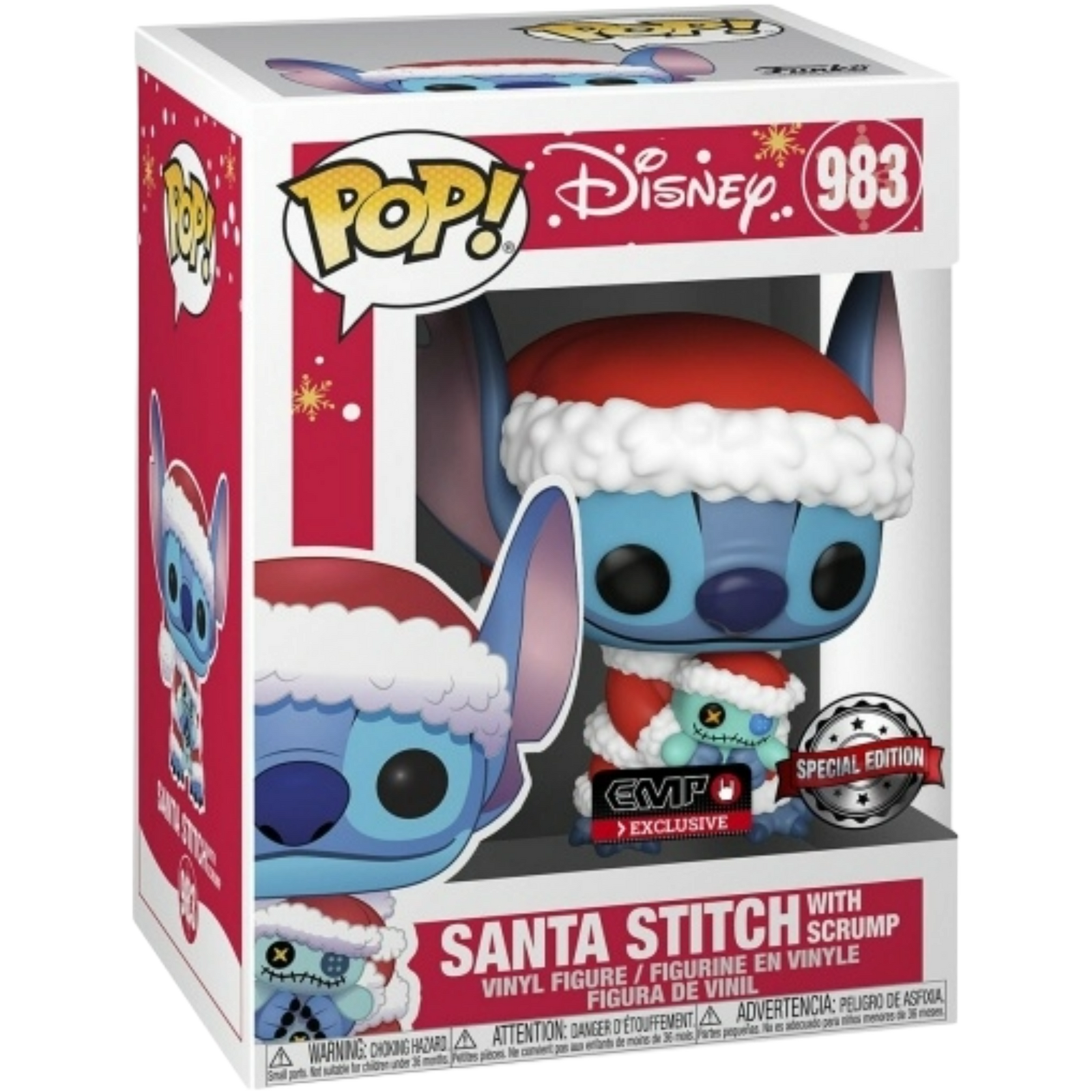 Funko Pop! Disney: Lilo & Stitch - Santa Stitch With Scrump #983