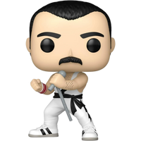 Funko Pop! Rocks: Queen - Freddie Mercury (White Singlet) #496