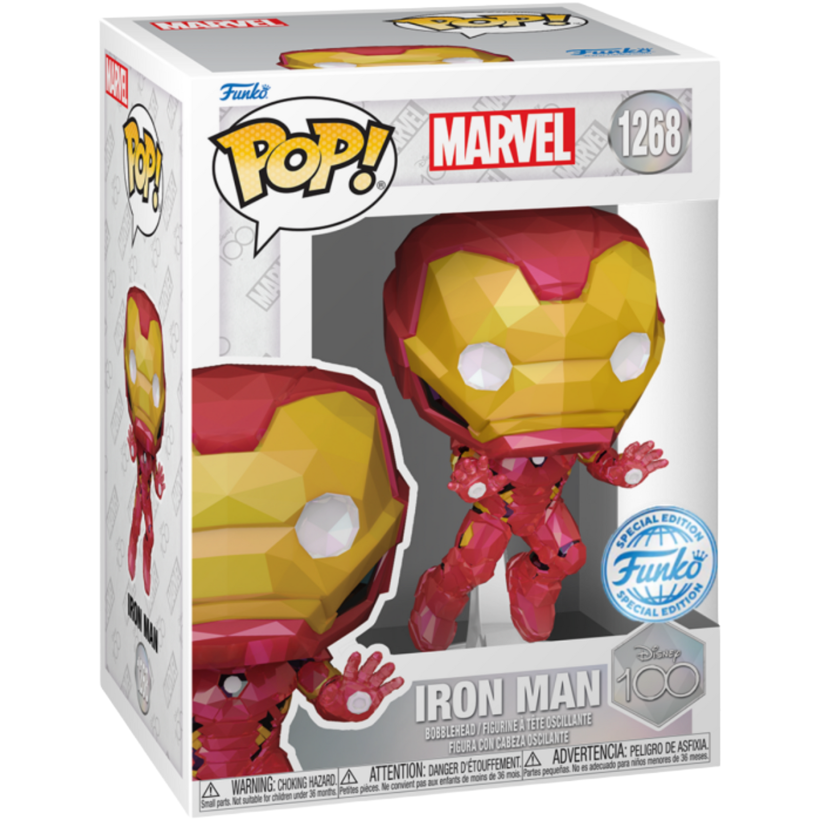 Funko Pop! Heroes: Marvel - Iron Man (Faceted) #1268