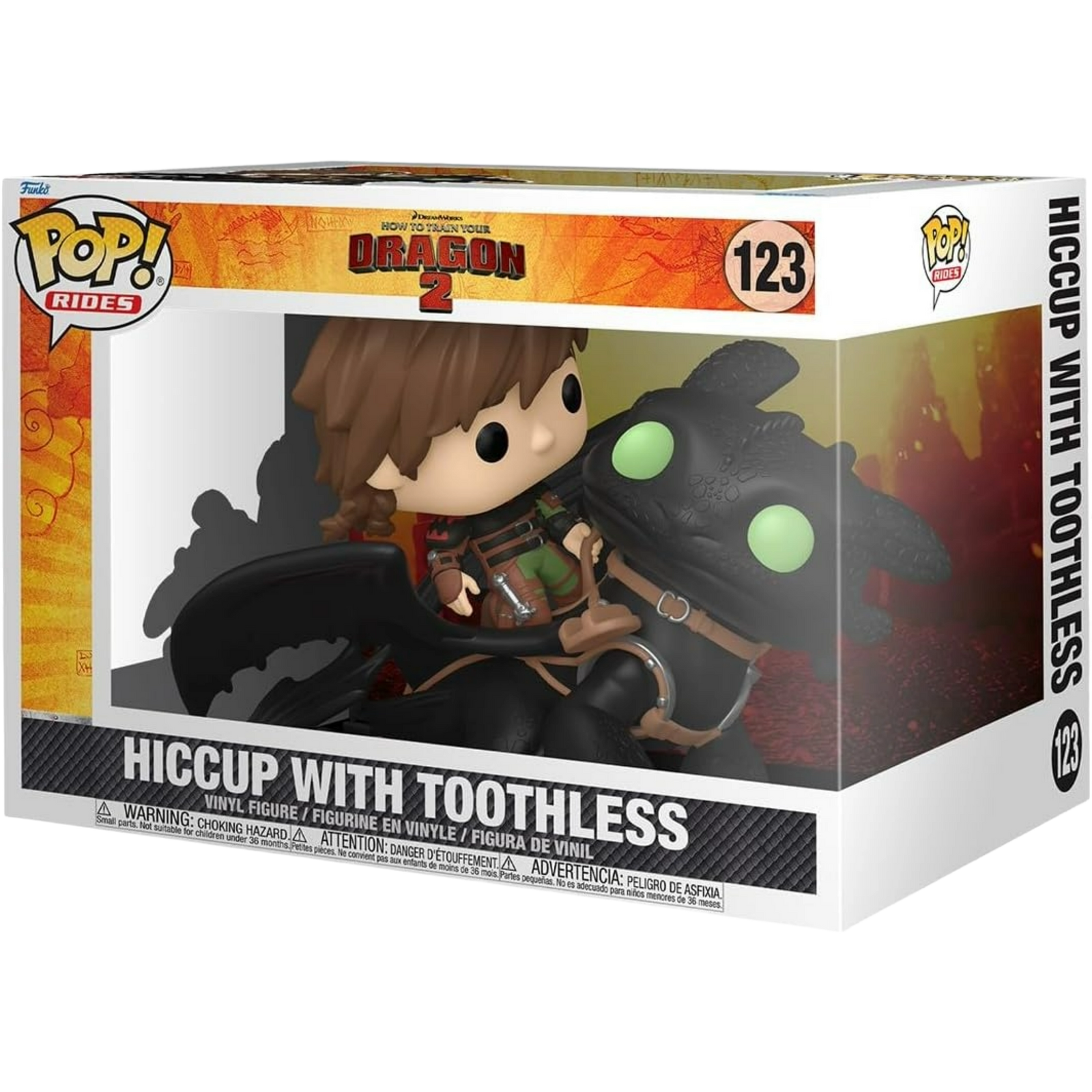 Funko Pop! Rides: How To Train Your Dragon 2 - Hiccup With Toothless #123