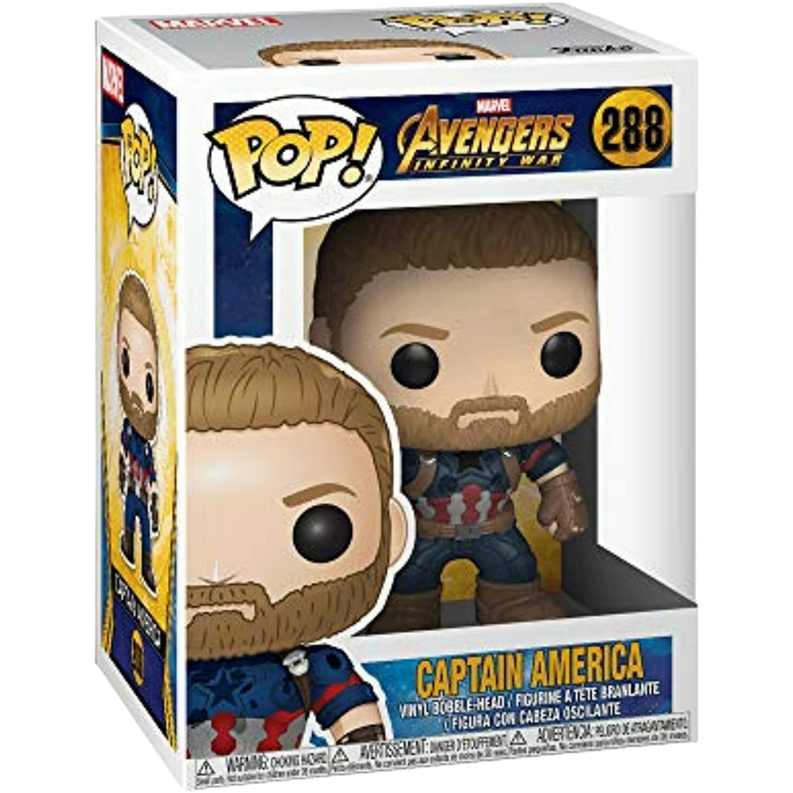 Funko Pop! Movies: Avengers Infinity War - Captain America #288