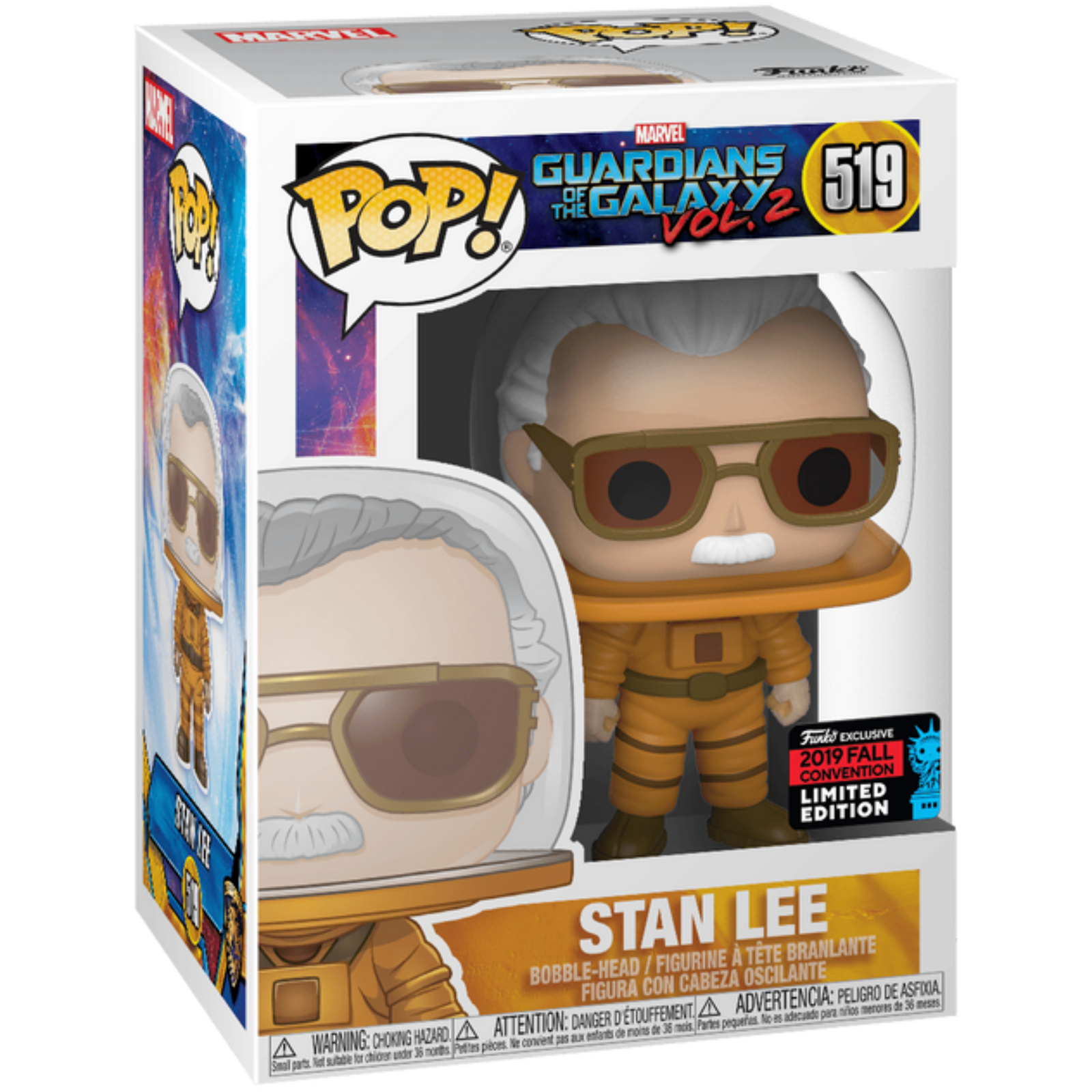 Funko Pop! Movies: Guardians Of The Galaxy Vol. 2 - Stan Lee #519