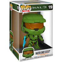 Funko Pop! Jumbo: Halo - Master Chief With Energy Sword And Grappleshot #19