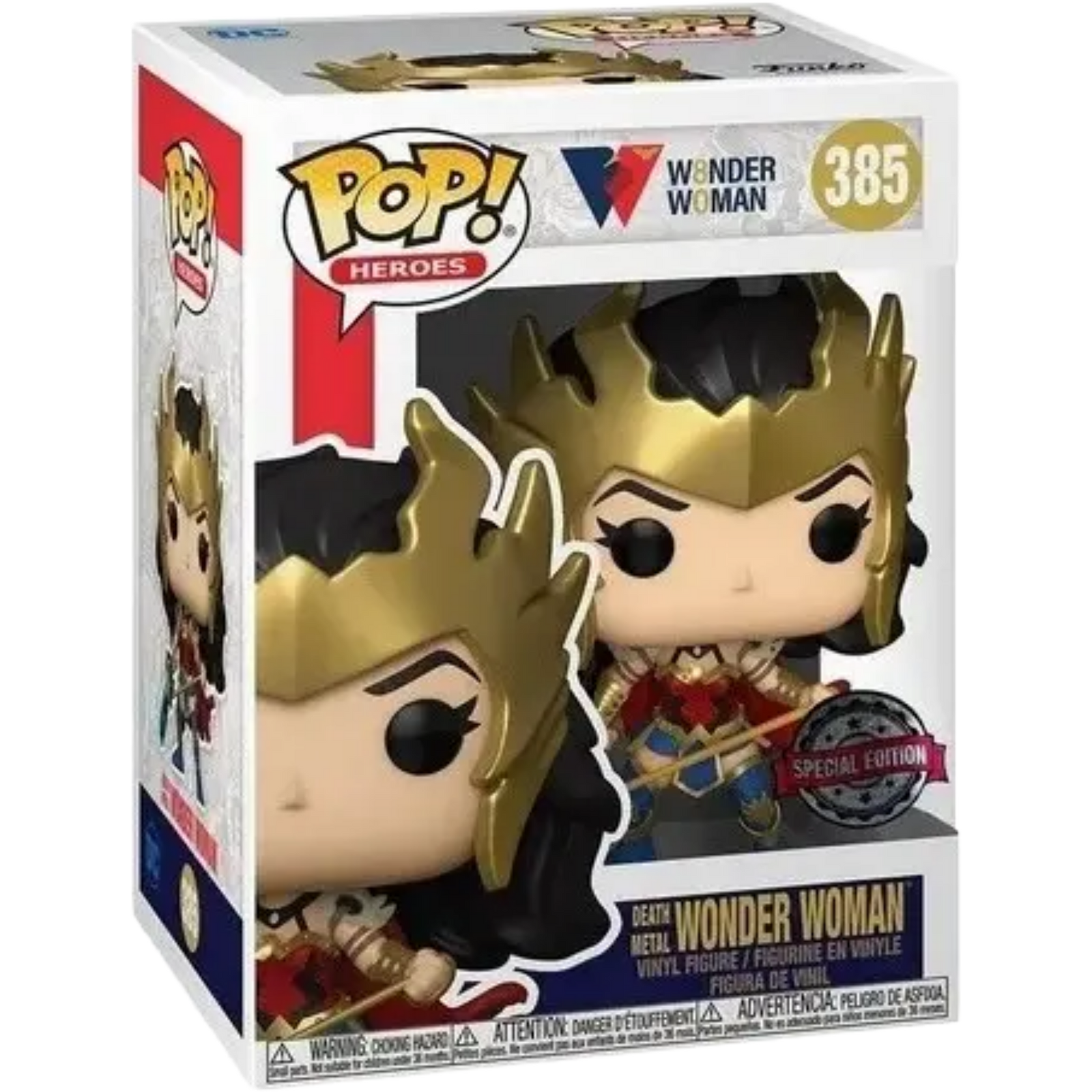 Funko Pop! Heroes: Wonder Woman 80th - Death Metal Wonder Woman #385