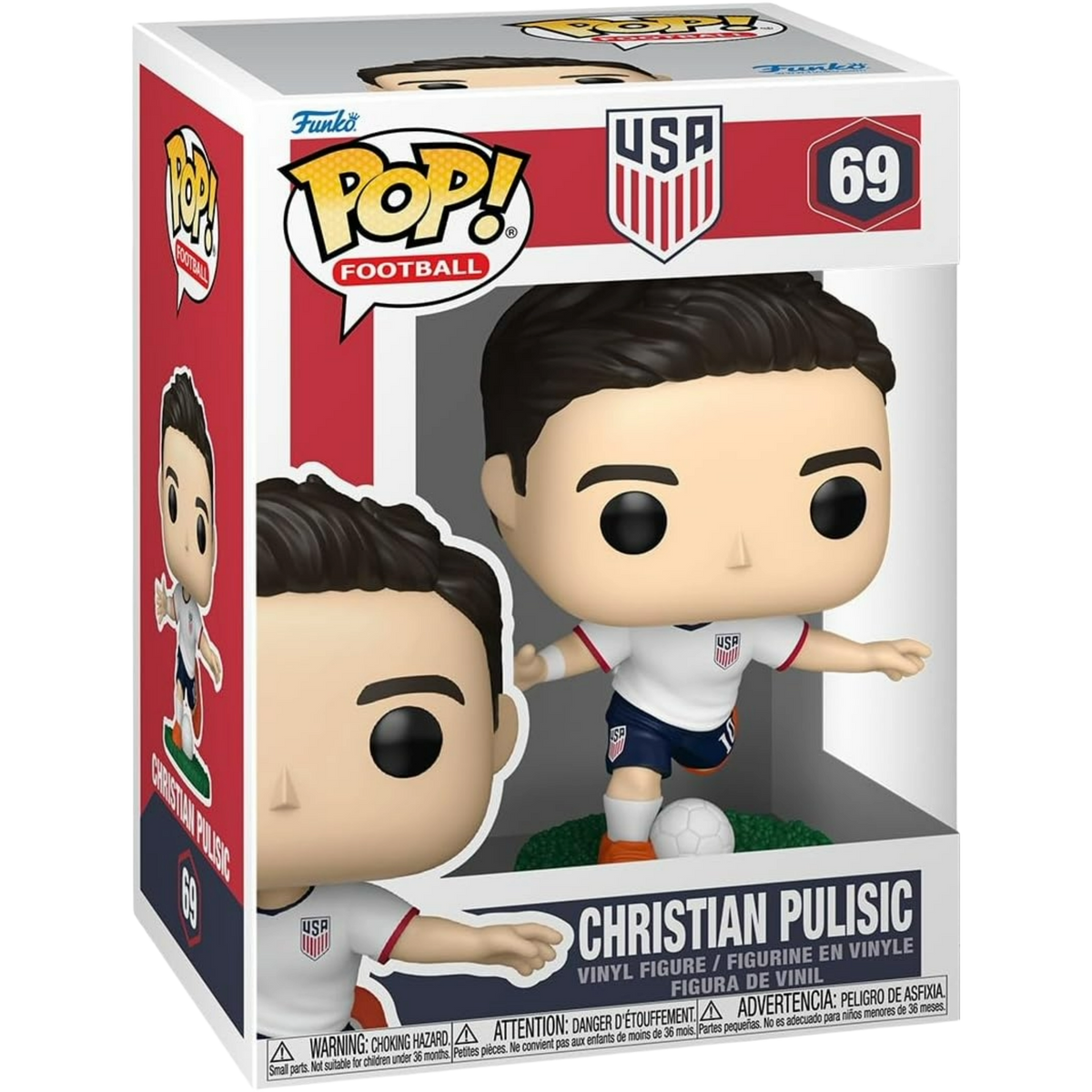 Funko Pop! Football: USA - Christian Pulisic #69