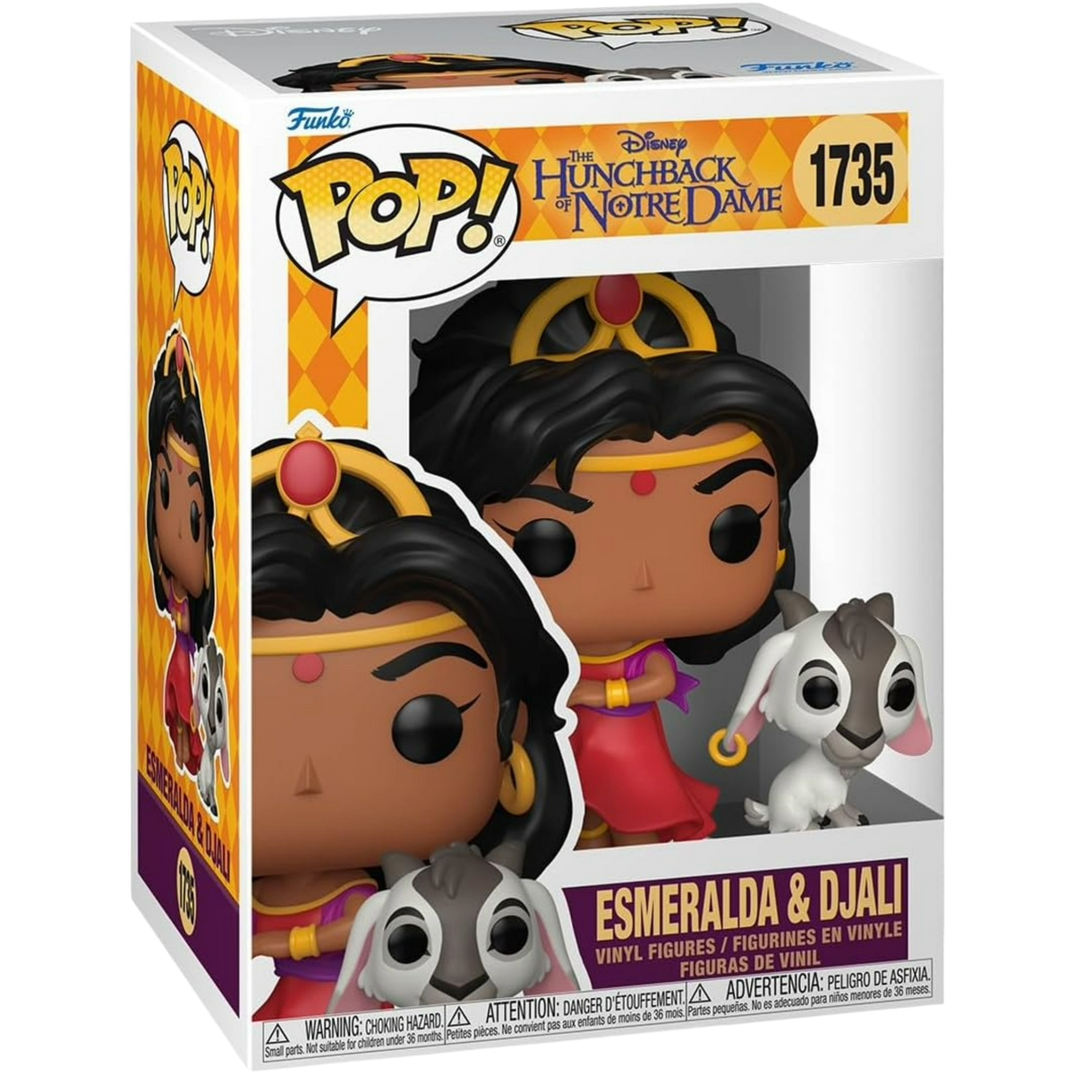 Funko Pop! Disney: The Hunchback Of Notre Dame - Esmeralda & Djali #1735