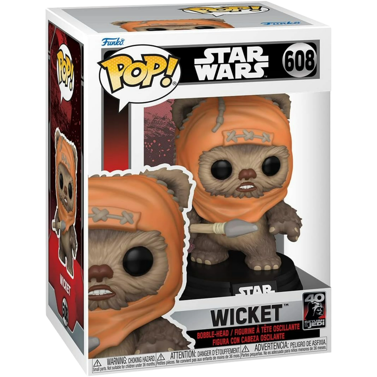 Funko Pop! Movies: Star Wars - Wicket #608