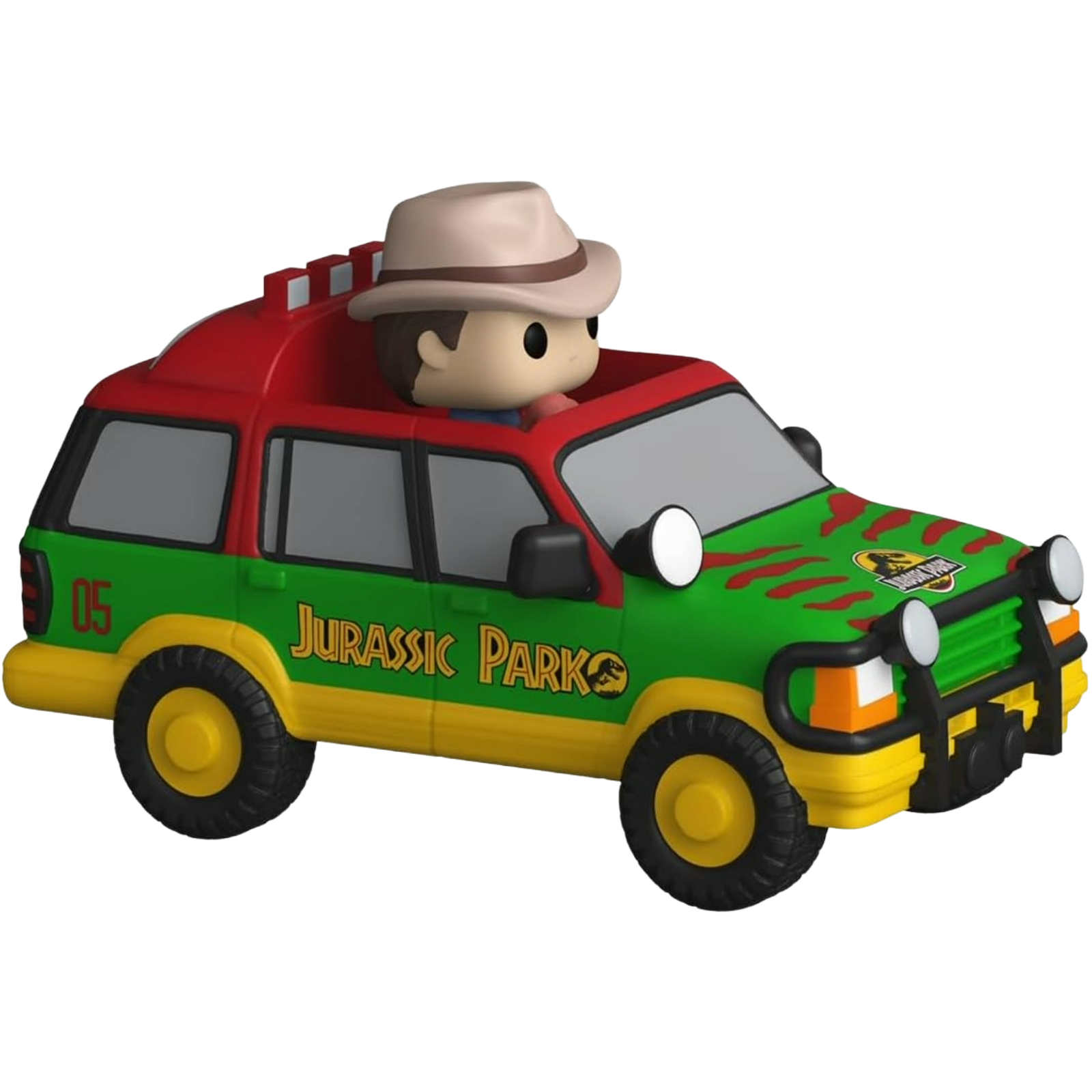Funko Bitty Pop! Rides: Jurassic Park - Dr. Alan Grant And Jurassic SUV