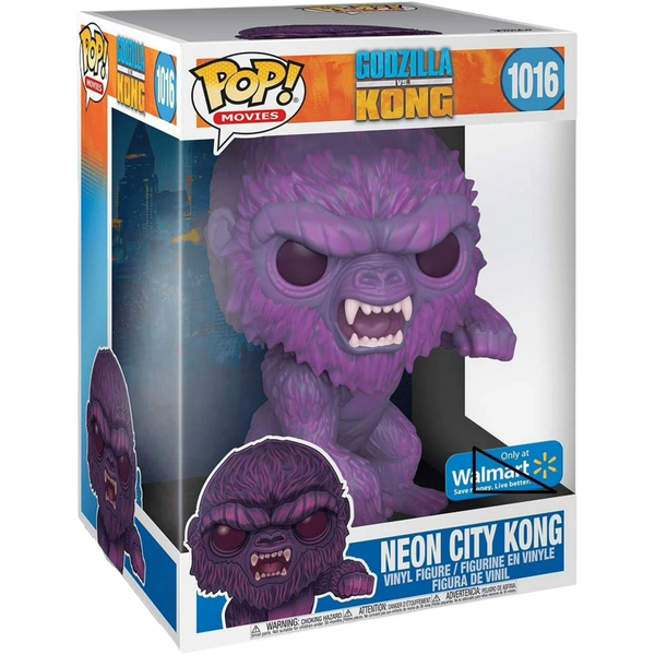 Funko Pop! Jumbo: Godzilla Vs. Kong - Neon City Kong #1016