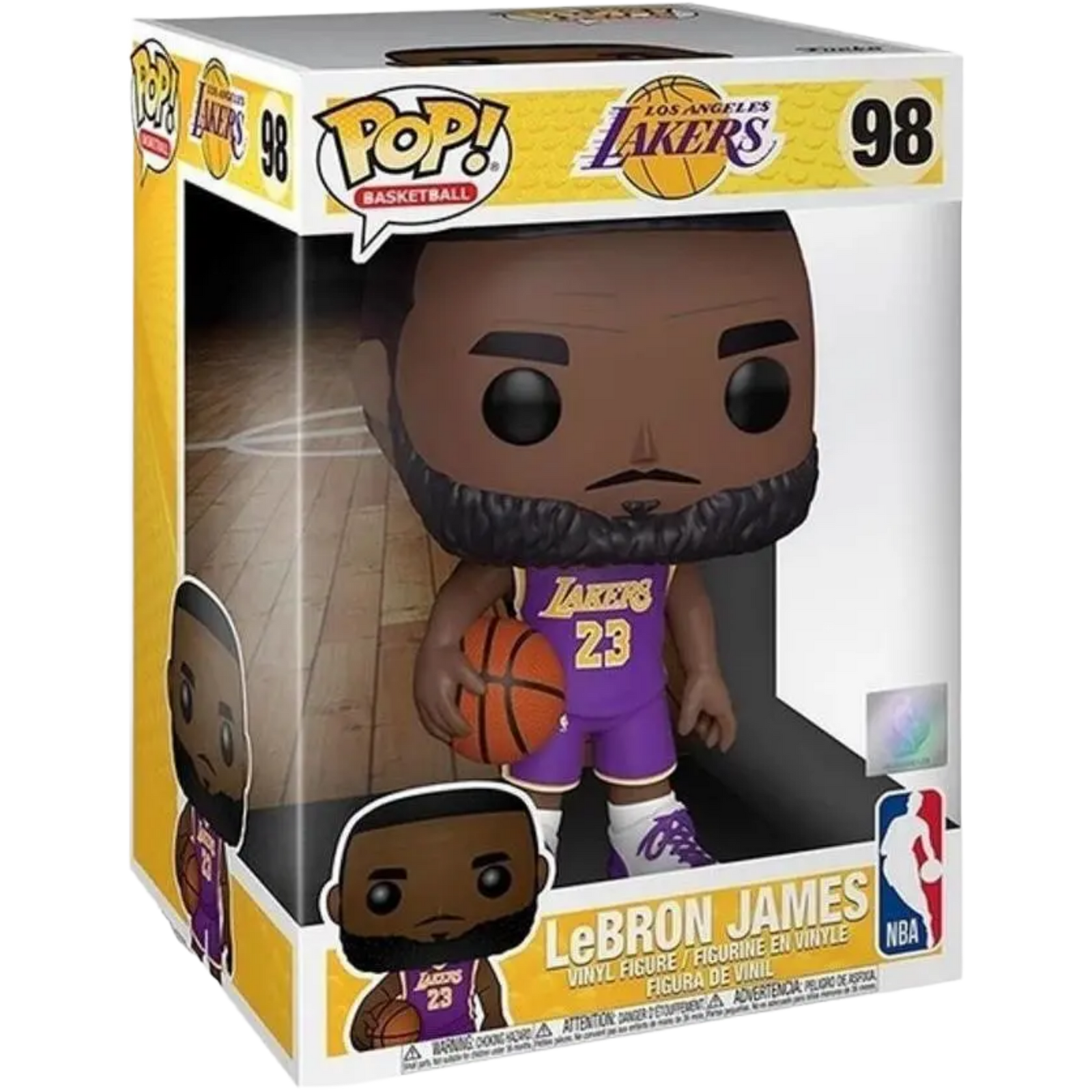 Funko Pop! Jumbo: NBA Los Angeles Lakers - LeBron James #98