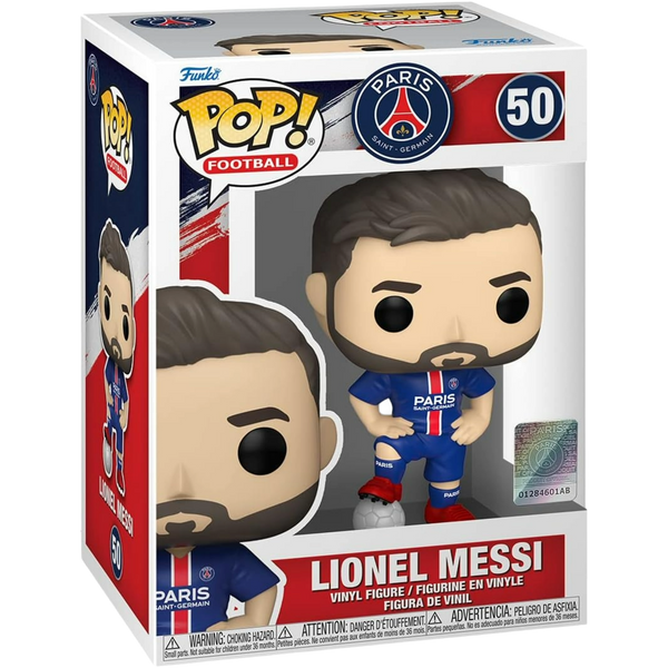 Funko Pop! Football: Paris Saint Germain - Lionel Messi #50