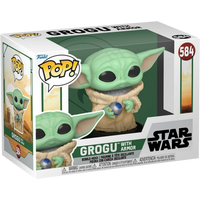 Funko Pop! TV: The Book Of Boba Fett - Grogu With Armor #584