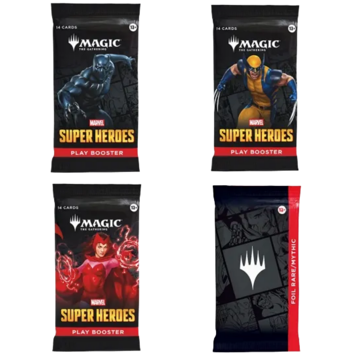 Magic The Gathering: Marvel Super Heroes Play Booster Display