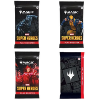 Magic The Gathering: Marvel Super Heroes Play Booster Display