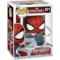 Funko Pop! Games: Spider-Man 2 - Peter Parker Advance Suit 2.0 (Gamerverse) #971