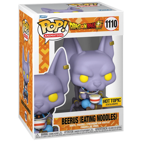 Funko Pop! Animation: Dragon Ball Super - Beerus (Eating Noodles) #1110