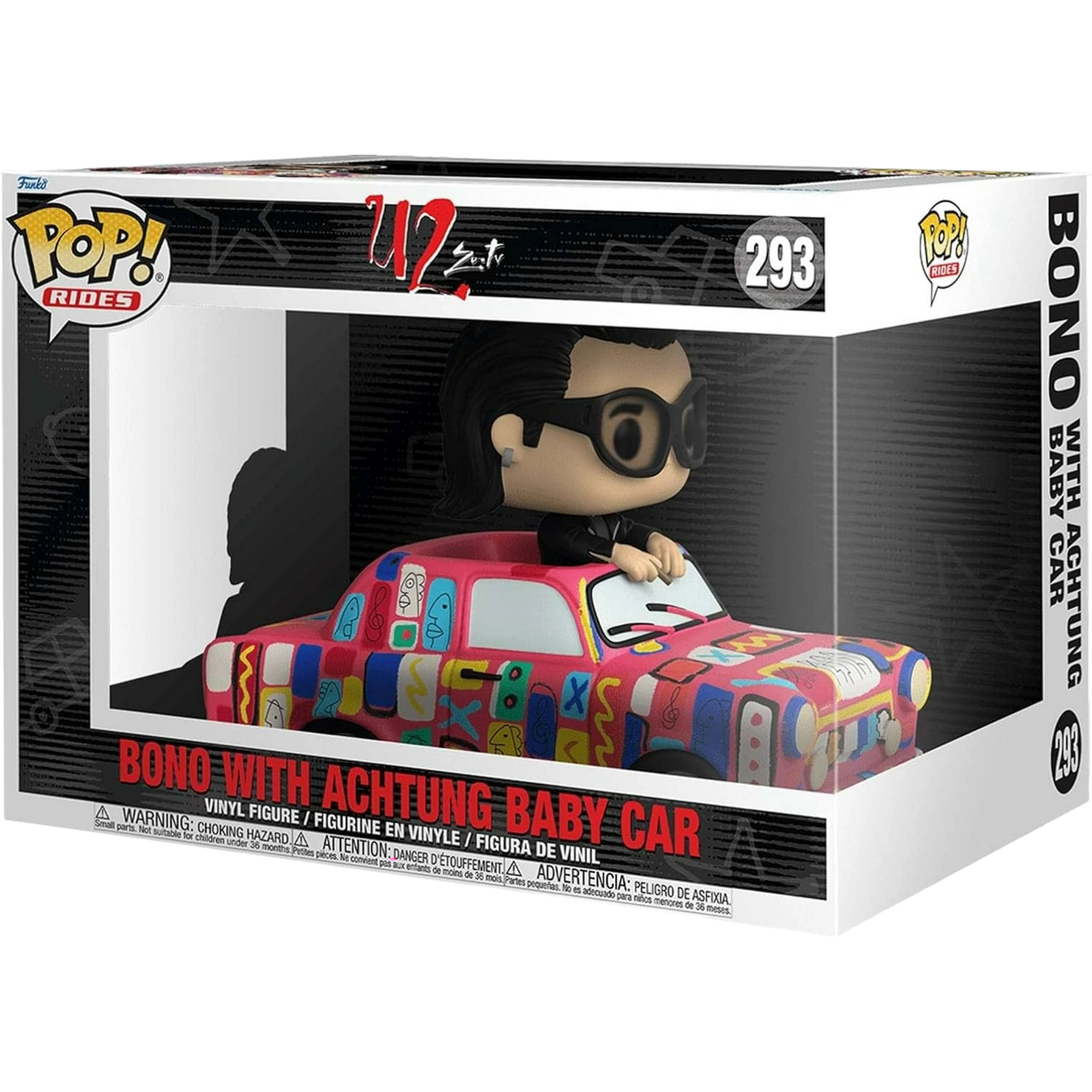 Funko Pop! Rides: U2 - Bono With Achtung Baby Car #293