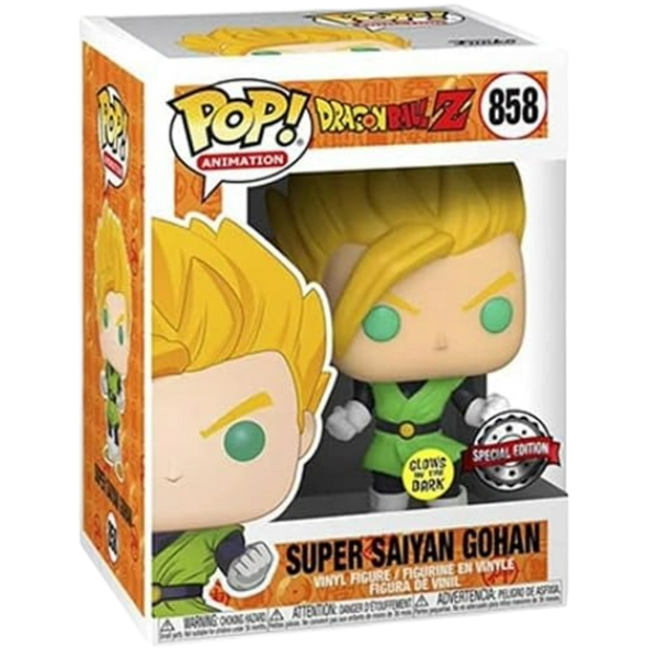 Funko Pop! Animation: Dragon Ball Z - Super Saiyan Gohan (Glows) #858