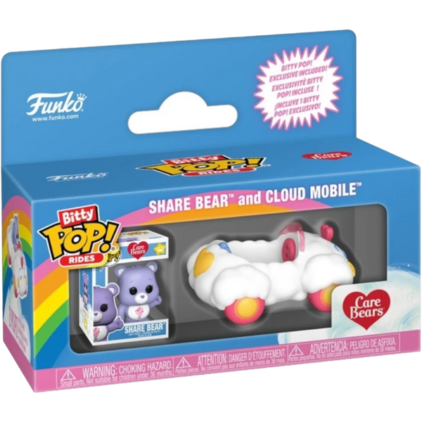 Funko Bitty Pop! Rides: Care Bears - Share Bear And Cloud Mobile