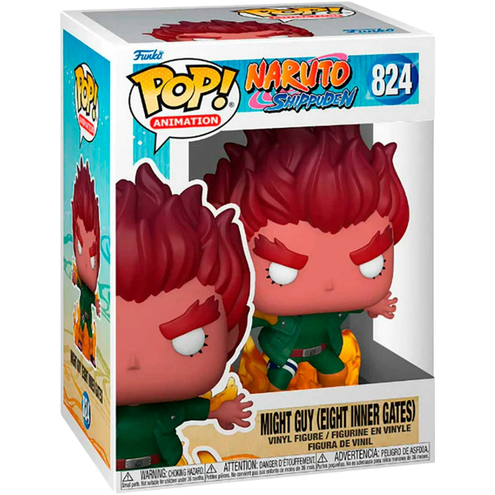 Funko Pop! Animation: Naruto Shippuden - Might Guy (Eight Inner Gates) #824