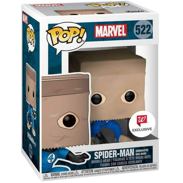 Funko Pop! Heroes: Marvel 80th - Spider-Man (Bombastic Bag-Man) #522